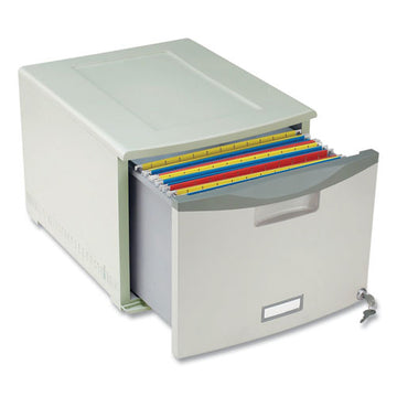 Storex Stackable Storage Drawer, 14.8" X 18.3" X 12.8", Gray freeshipping - TVN Wholesale